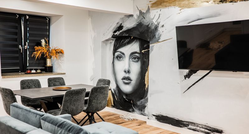 Deluxe Apartman pro 4 os. se 2 ložnicemi na přízemí - Dolina Ciszy Apartamenty Osiek Lużycki, foto 1