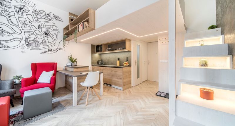 Apartman s manželskou postelí s 1 ložnicí - Internesto Brno Vlhká 9, foto 1