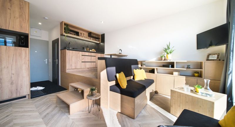 Apartman s manželskou postelí s 1 ložnicí - Internesto Brno Vlhká 9, foto 8