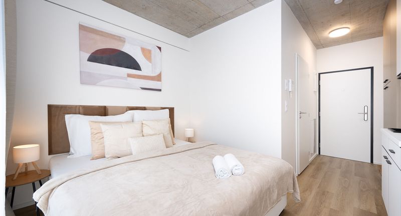 Apartman s manželskou postelí s 1 ložnicí - Internesto Brno HUB, foto 1