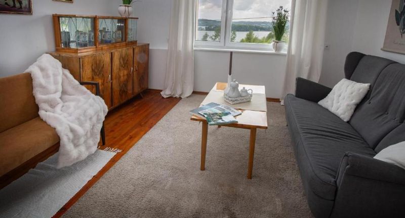 Apartman pro 6 os. se 3 ložnicemi s výhledem do zahrady s výhledem na jezero - Apartament U Ludwiki Chmielino, foto 1