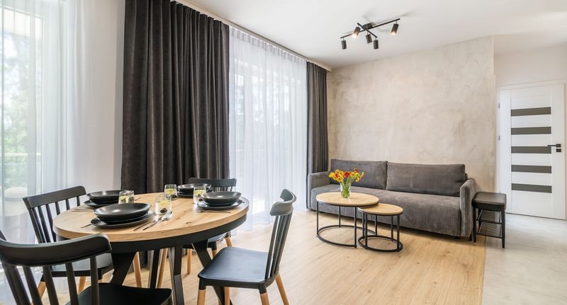 Apartman s balkónem pro 4 os. se 2 ložnicemi na poschodí - Apartamenty Piamola - Stegna Park 15F, foto 1