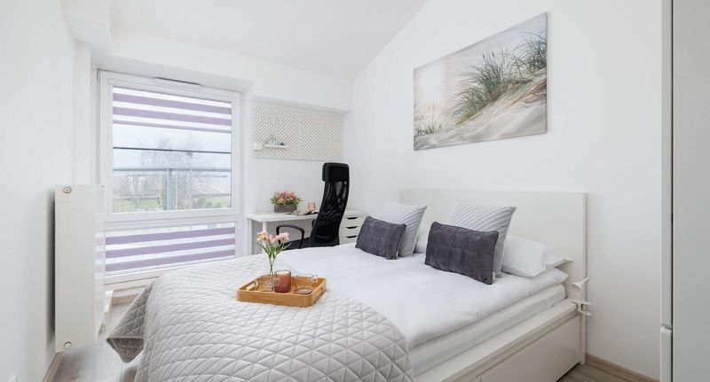 Apartman s klimatizací pro 4 os. se 2 ložnicemi s výhledem na město - Chełmońskiego 142 | Komfortowy Apartament | Garaż, foto 1