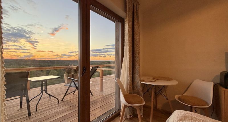 Pokoj s terasou s manželskou postelí s panoramou - Kétvölgy Kertje Vendégfogadó Kétvölgy, foto 6