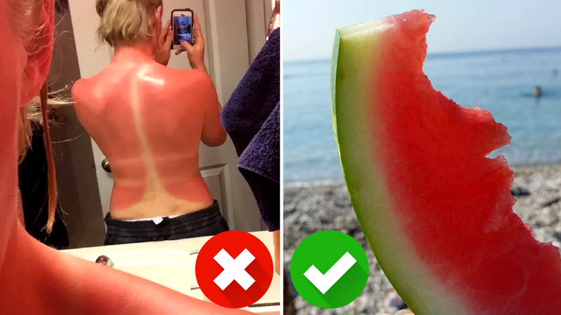 9 produktów, które naturalnie wzmocnią ochronę skóry przed oparzeniami słonecznymi