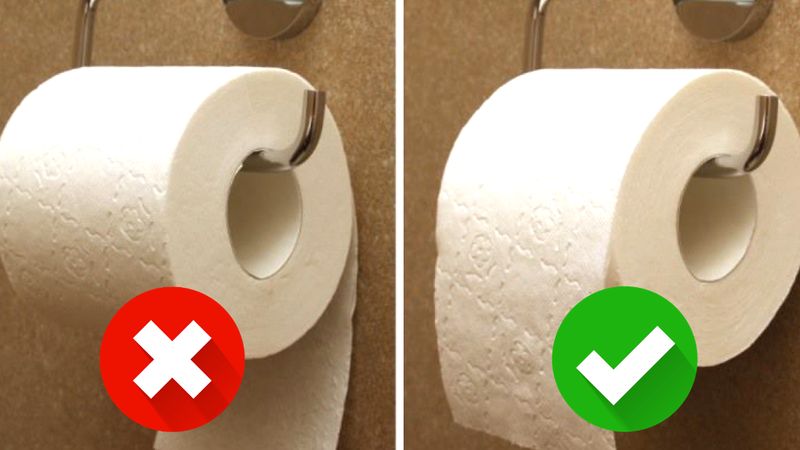 Przestań wieszać źle papier toaletowy. Cierpi na tym Twoje zdrowie!