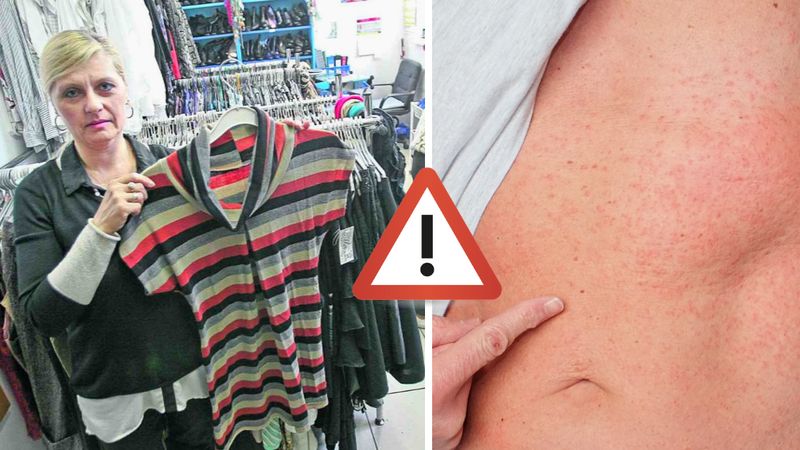 Ubrania, które kupujesz w sklepie mają na sobie pot, złuszczoną skórę i bakterie po innych osobach