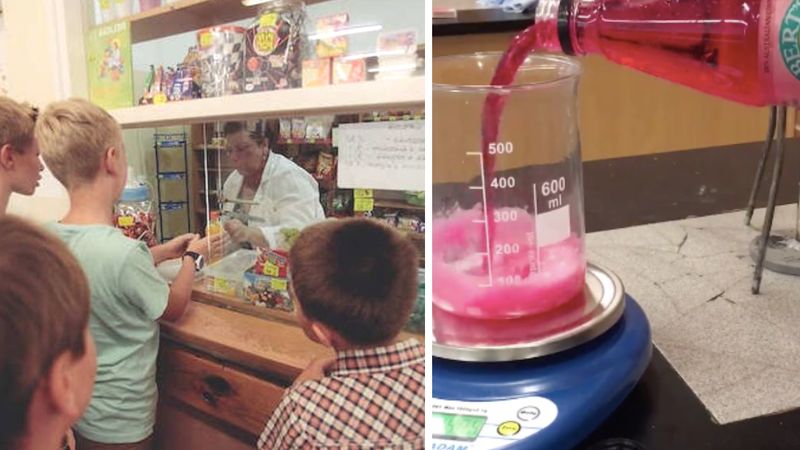 Ilość cukru w napojach w szkolnych sklepikach przeraża. Nauczyciel pokazał co o tym myśli