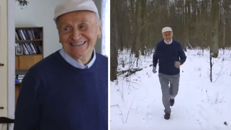 96-letni mężczyzna zachwycał formą fizyczną i psychiczną. Miał na to prosty sposób