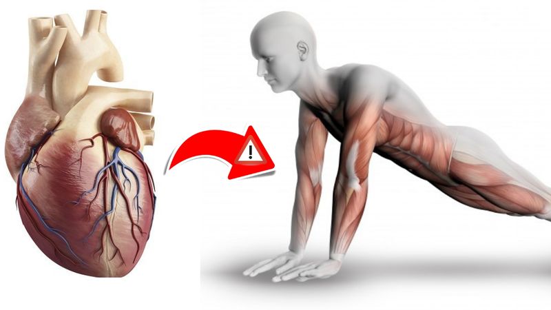 Mężczyźni, którzy nie mogą zrobić 10 pompek mają większe ryzyko choroby serca