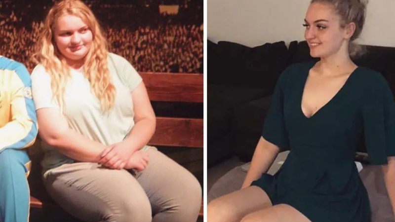 Prześladowana nastolatka straciła 62 kg przed Studniówką. W czerwonej sukience przyciąga spojrzenia
