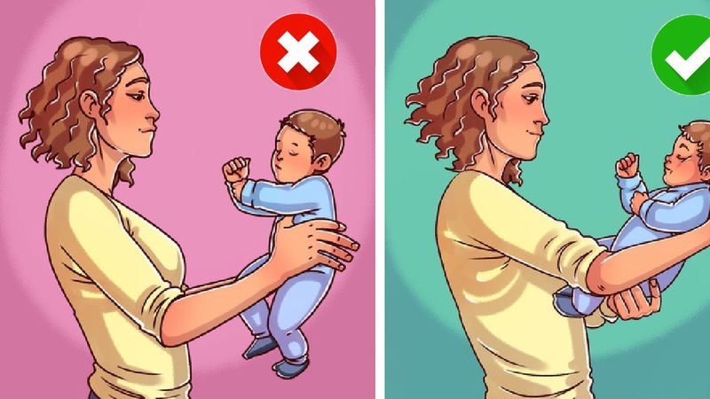 6 sposobów trzymania dziecka, które będą bezpieczne dla Twojego maleństwa