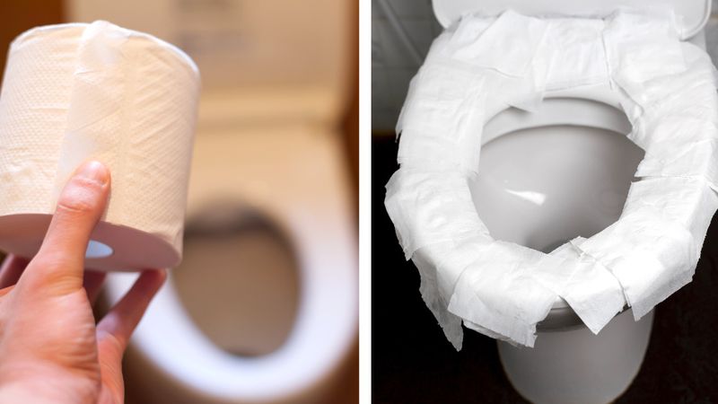 Przykrywasz sedes w publicznej toalecie papierem toaletowym? Popełniasz błąd