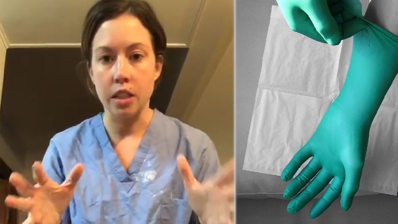 Czy rękawiczki faktycznie chronią przed COVID-19? Nagranie byłej pielęgniarki daje do myślenia