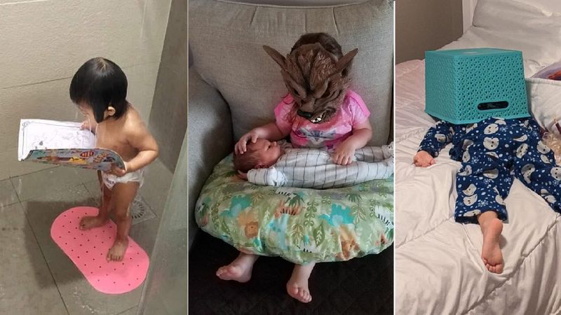 16 zdjęć maluchów, które udowodniły, że mają jedyne w swoim rodzaju poczucie humoru