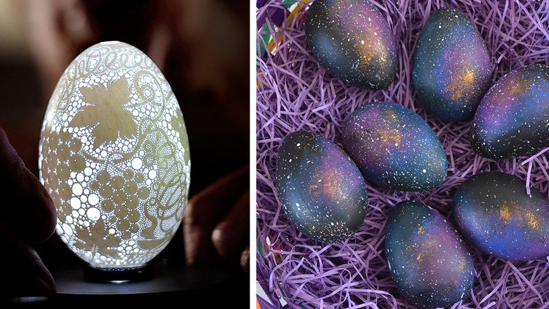 20 kreatywnych pomysłów na dekorację wielkanocnych jaj! #9 to genialny pomysł!