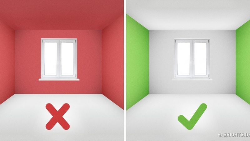 10 sposobów na optyczne powiększenie małego pomieszczenia. Wystarczy pomalować dwie ściany!