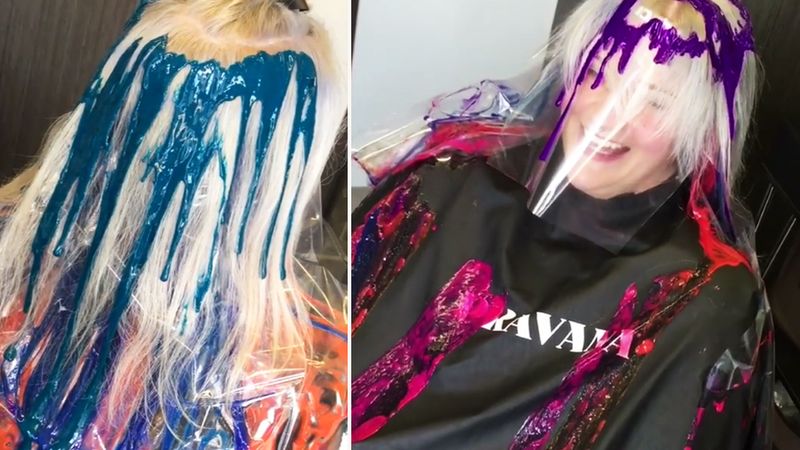 Coraz więcej kobiet decyduje się na nietypową metodę koloryzacji włosów