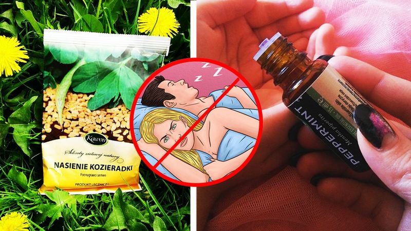 Jeśli nie możesz przestać chrapać, spróbuj tych naturalnych sposobów