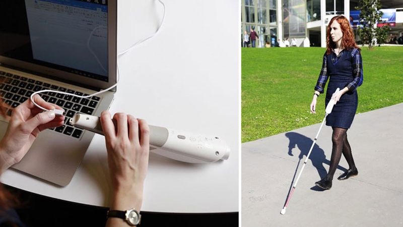 WeWalk czyli laska wykorzystująca Google Maps do pomocy osobom niewidomym