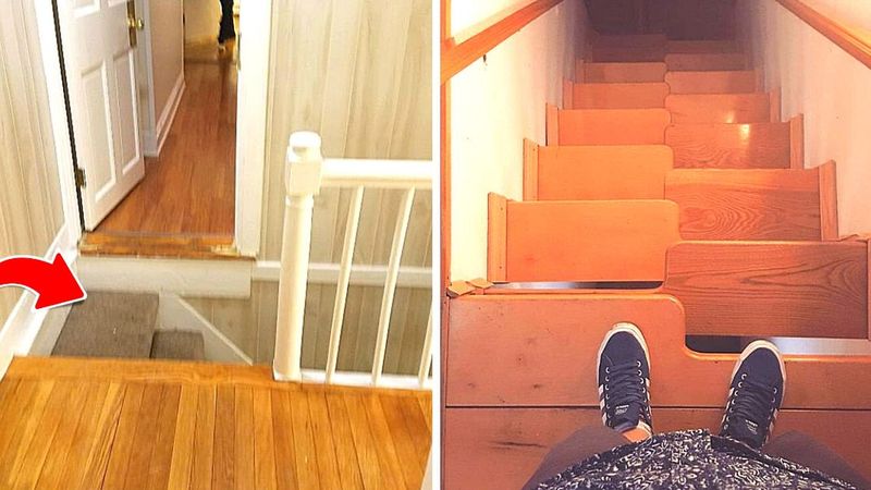 Najgorsze projekty schodów jakie można było wymyślić