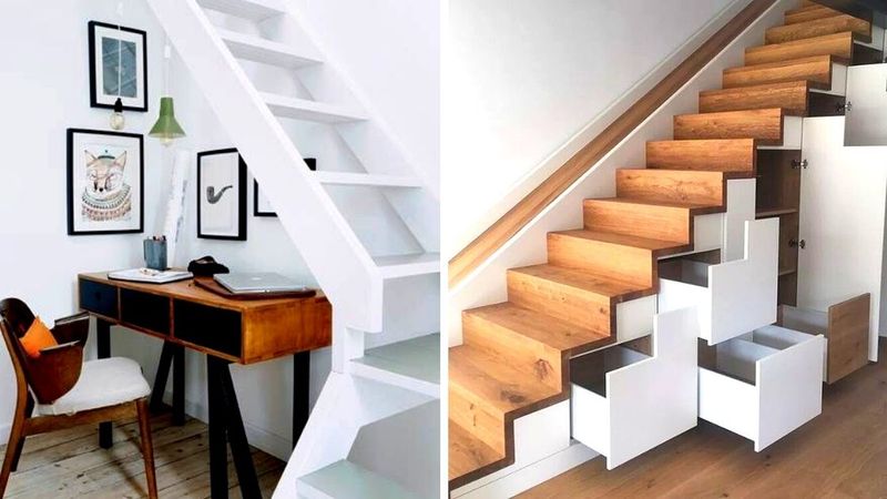 16 kreatywnych pomysłów na zagospodarowanie przestrzeni pod schodami. Są wyjątkowe!