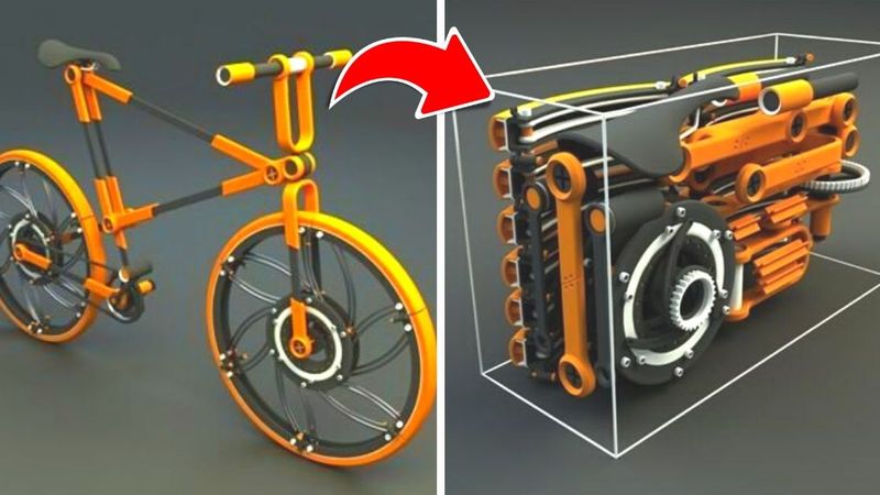 Innowacyjny, kompaktowy rower, który możesz łatwo schować w walizce. To nowe wydanie składaka