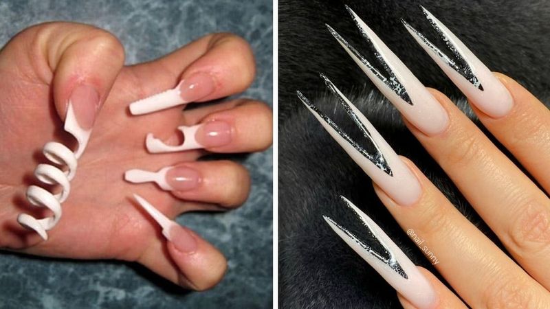 21 kobiet, których manicure wymknął się spod kontroli. Najdziwniejsze pomysły na paznokcie