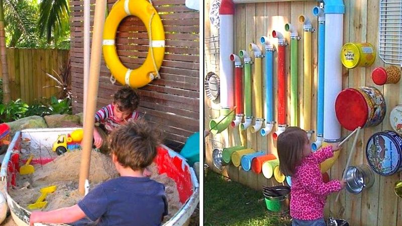 21 pomysłów na zorganizowanie dla dzieci na podwórku atrakcyjnej strefy zabaw. Żadne z nich nie będzie chciało wrócić do domu