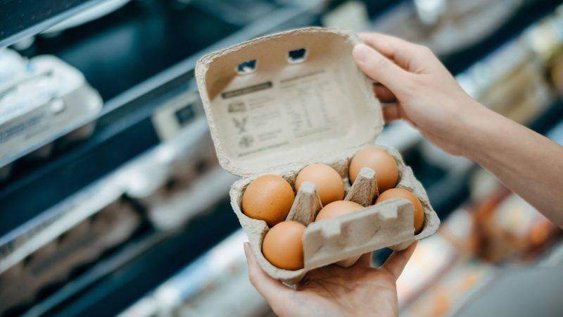 dlaczego kasjer otwiera opakowanie jajek
