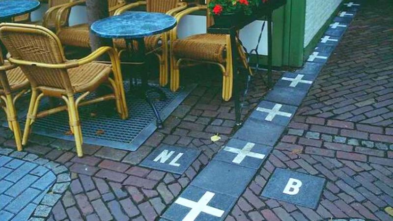 granica między Belgią a Holandią