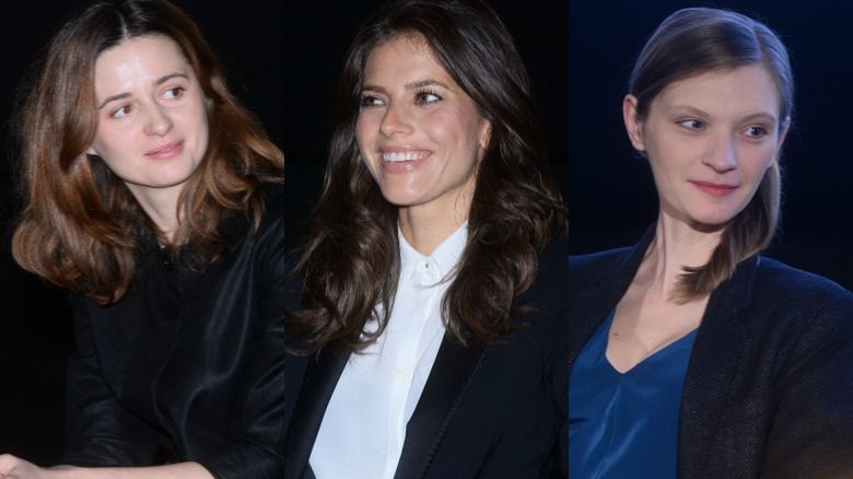 Trzy piękne aktorki na konferencji prasowej filmu „Obce ciało”
