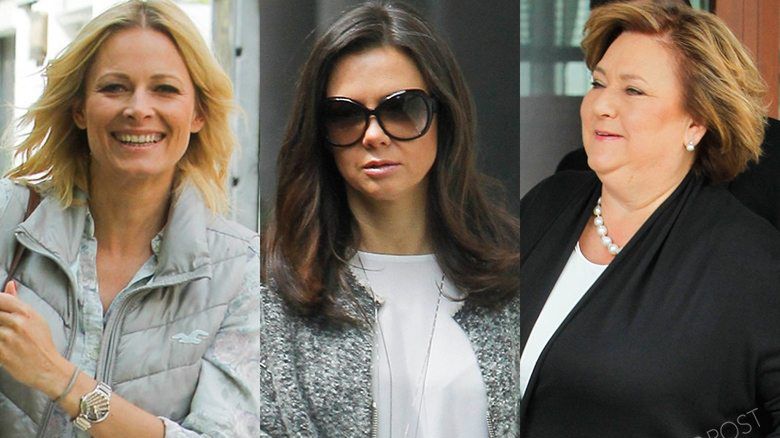 Stylowe Kinga Rusin, Anna Komorowska i Odeta Moro pod studiem Dzień Dobry TVN [PAPARAZZI]