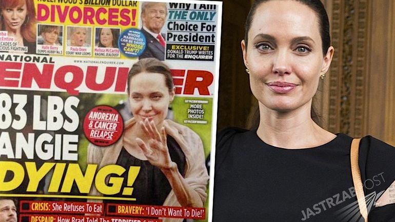 Angelina Jolie umiera?! Waży tylko 37 kilo. Szokujące doniesienia i zdjęcia gwiazdy w tabloidzie