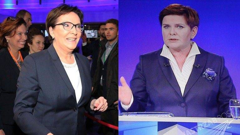 Beata Szydło. Telewizyjna debata Ewy Kopacz i Beaty Szydło (fot. ONS)