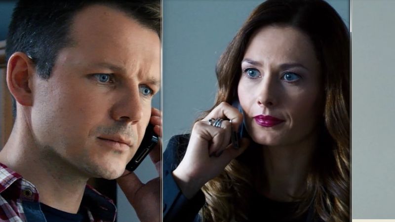 Przyjaciółki 6 odc 10, Zuza (Anita Sokołowska), Wojtek (Lesław Żurek) fot: Polsat materiały prasowe