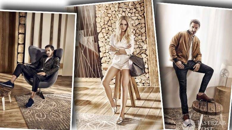 Mamy zdjęcia z kampanii nowej kolekcji Wojas. Sebastian Karpiel-Bułecka i Basia Kurdej-Szatan promują obuwnicze trendy