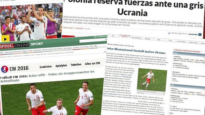 Zagraniczne media o meczu Polska-Ukraina EURO 2016
