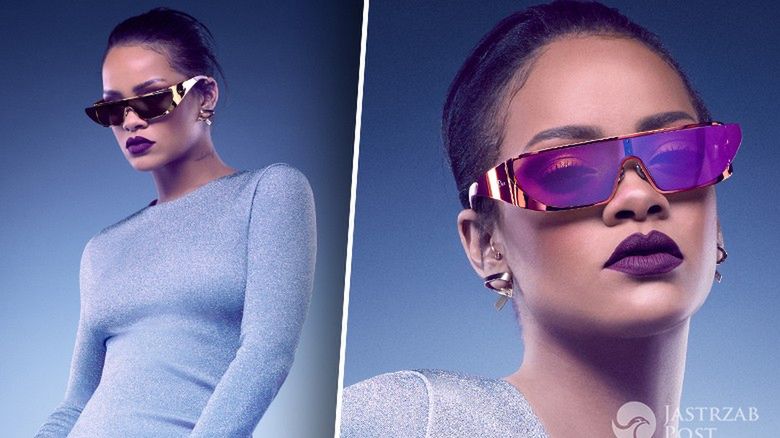 Rihanna w kampanii promującej jej kolekcję okularów dla Dior (fot. Jean-Baptiste Mondino / Dior)