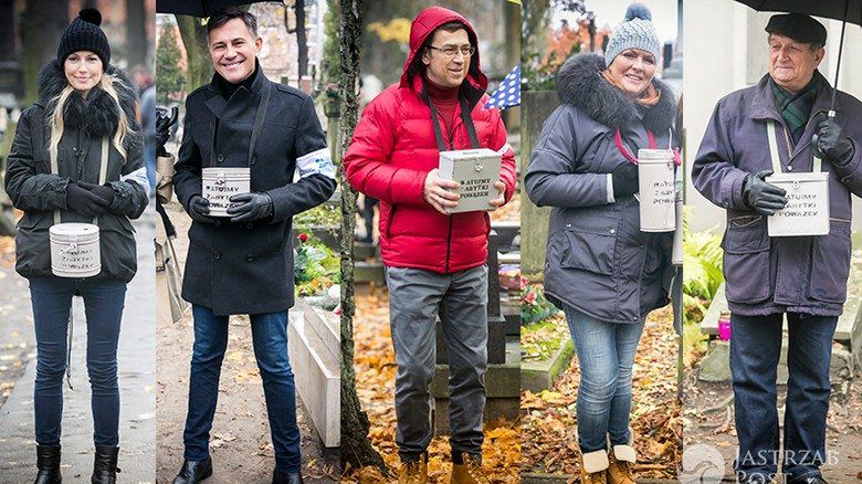 Gwiazdy kwestowały na warszawskich Powązkach: Magdalena Ogórek, Maciej Orłoś, Krzysztof Ibisz, Katarzyna Dowbor, Kazimierz Kaczor…
