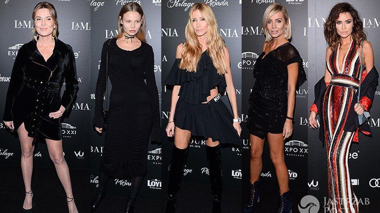 Plejada gwiazd na pokazie marki La Mania: Agnieszka Woźniak-Starak, Hanna Lis, Natalia Siwiec, Magdalena Frąckowiak, Kate Rozz… Sponsorem pokazu była marka kosmetyczna Evree