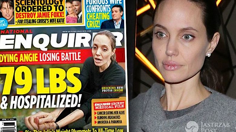Angelina Jolie trafiła do szpitala psychiatrycznego? Tabloid ujawnia szokujące informacje