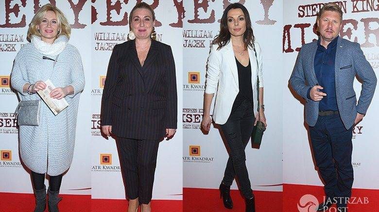 Gwiazdy na premierze spektaklu „Misery” w Teatrze Kwadrat: Katarzyna Glinka, Aldona Jankowska, Lucyna Malec, Andrzej Nejman…