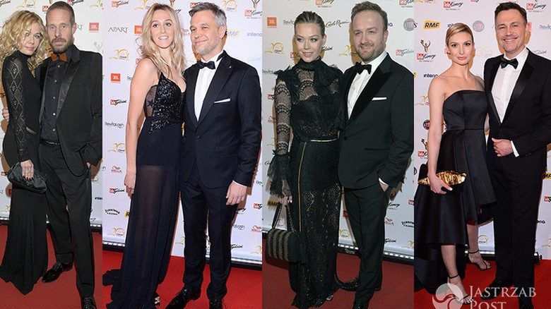 Stylowe pary na Telekamerach 2017: Tamara Arciuch i Bartosz Kasprzykowski, Aleksandra i Michał Żebrowscy, Rinke Rooyens i Kasia Wołejnio, Krzysztof Ibisz i Patrycja Madejska…