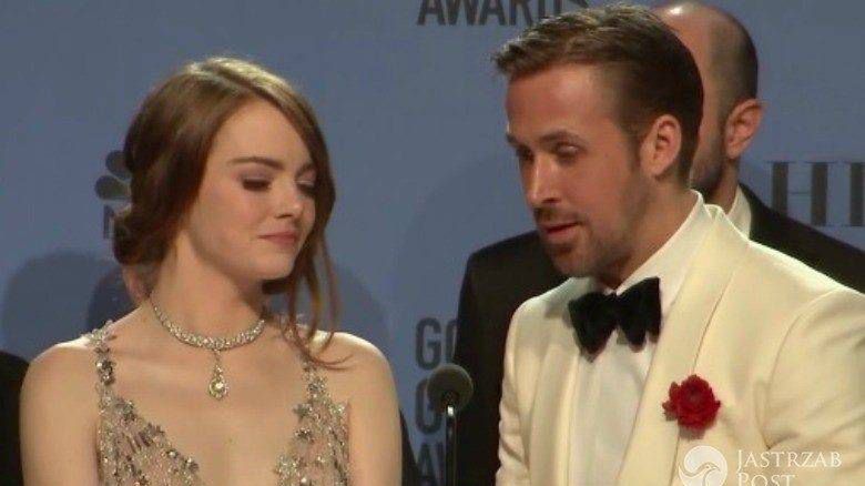 Ryan Gosling i Emma Stone we wzruszającym przemówieniu na Złotych Globach 2017! [WIDEO]