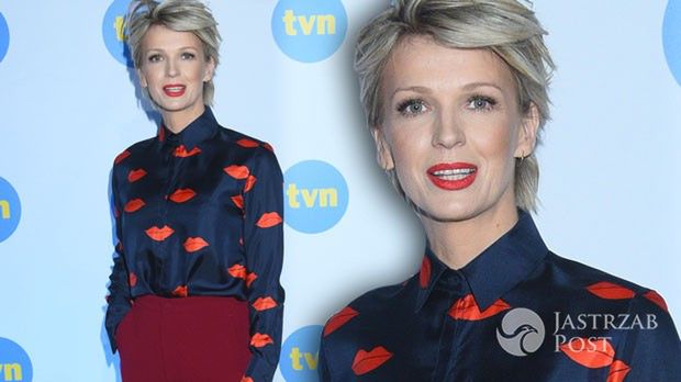 Magda Mołek w zimowych trendach na prezentacji wiosennej ramówki stacji TVN!