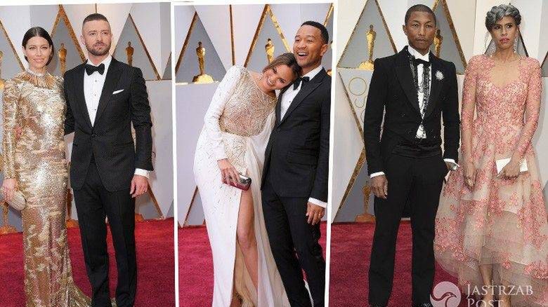 Oscary 2017: najpiękniejsze pary