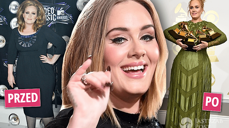 Adele na Grammy 2017 zachwyciła szczupłą sylwetką. Schudła prawie 20 kilogramów! Jej dieta to prawdziwy hit