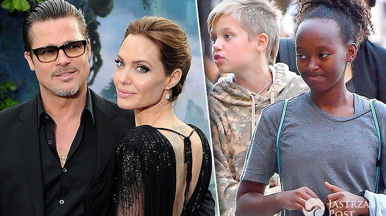 Angelina Jolie dzieci Brad Pitt rozwód