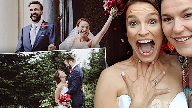 Ania Starmach wyszła za mąż! Gwiazda TVN pokazała zdjęcia ze ślubu! Jej suknia ślubna jest przepiękna
